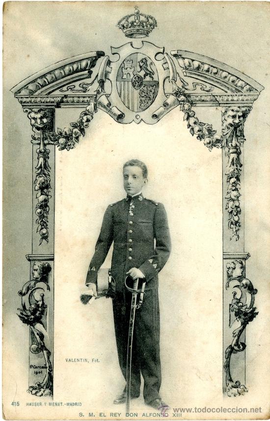Postales: Alfonso XIII. Hauser y Menet 415 - Foto 1