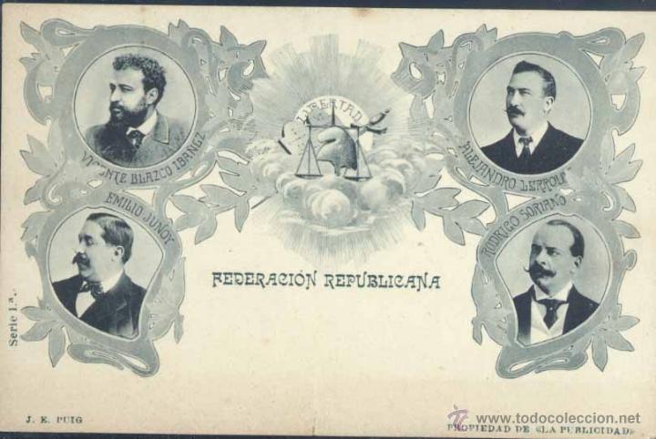 Postales: FEDERACI&Oacute;N REPUBLICANA - Foto 1