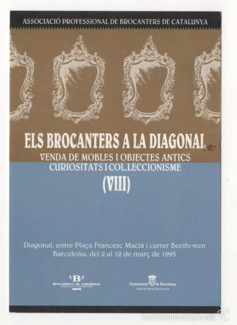 Postales: (ALB-TC-1) POSTAL ELS BROCANTERS A LA DIAGONAL - Foto 1