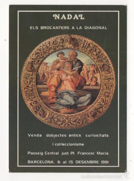 Postales: (ALB-TC-1) POSTAL ELS BROCANTERS A LA DIAGONAL - Foto 1