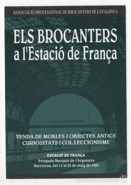 Postales: (ALB-TC-1) POSTAL ELS BROCANTERS A LA DIAGONAL - Foto 1