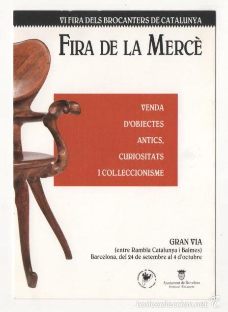 Postales: (ALB-TC-1) POSTAL ELS BROCANTERS A LA DIAGONAL - Foto 1