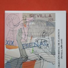 Postales: LIBRO POSTALES BIENAL DE FLAMENCO ( SEVILLA 1980-2016 ) . Lote 99513755