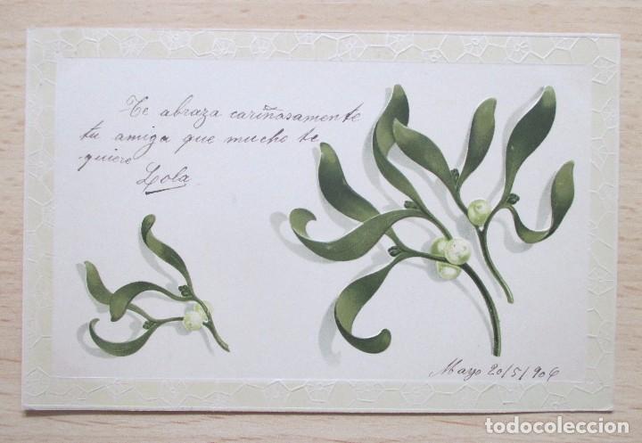 Postales: Tarjeta postal antigua en relieve - Foto 1