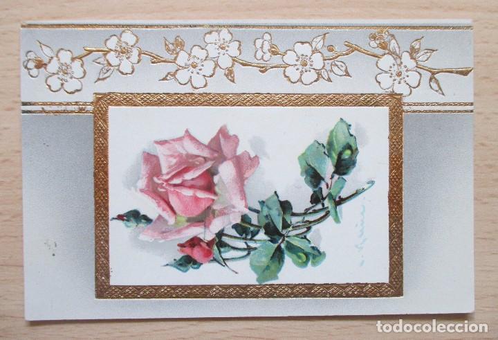 Postales: Tarjeta postal antigua en relieve - Foto 1