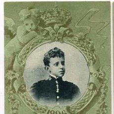 Cartoline: POSTAL CONMEMORATIVA 17 MAYO 1902. REY ALFONSO XIII 1896. HAUSER Y MENET. SIN DIVIDIR. MONARQUIA