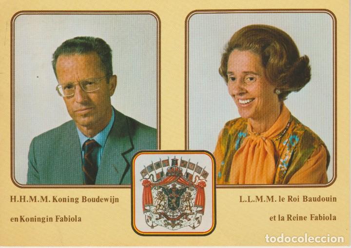 Postales: POSTAL. REYES DE BELCIGA .. BALDUINO Y FABIOLA - Foto 1