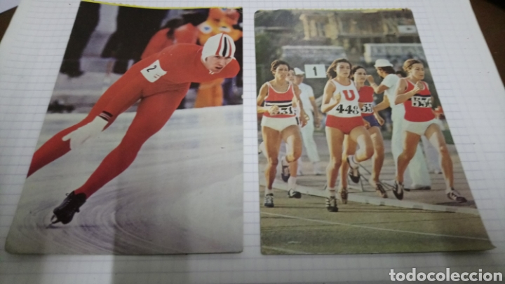 Postales: 2 postales de deportes. 1979 - Foto 1