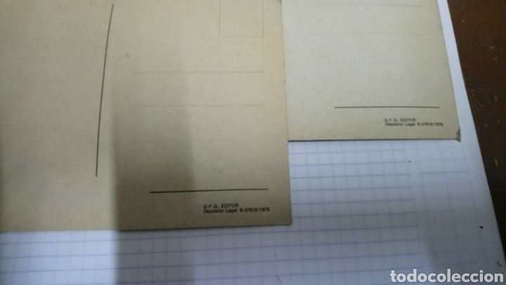 Postales: 2 postales de deportes. 1979 - Foto 2