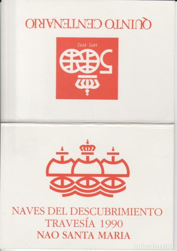 Postales: ACORDEON POSTALES QUINTO CENTENARIO - Foto 1