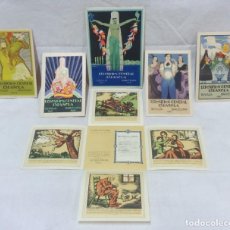 Cartes Postales: 4 TARJETA POSTAL + PROGRAMA ACTOS + RECUERDO. EXPOSICIÓN GENERAL ESPAÑOLA SEVILLA 1928. VER. Lote 162688122