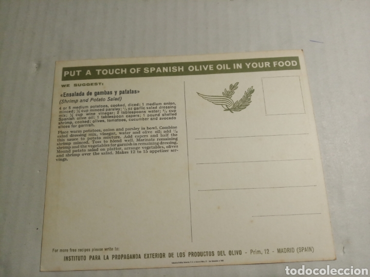 Postales: Aceite de oliva Espa&ntilde;a - Foto 2