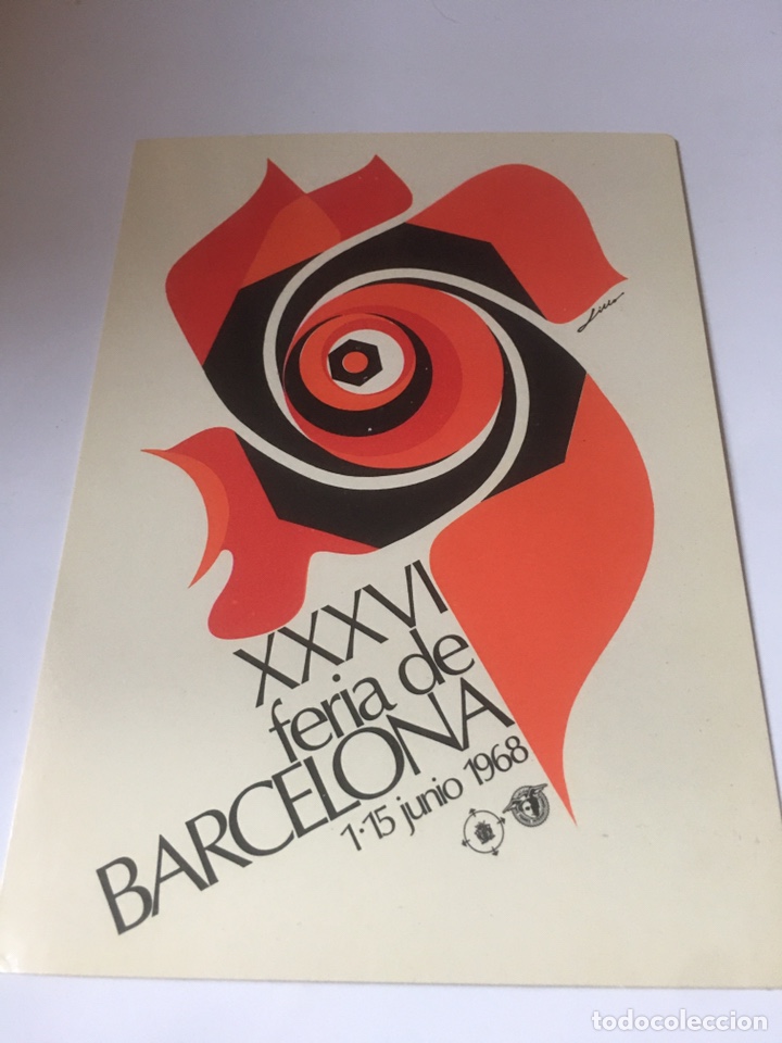 Postales: Postal Feria de Barcelona 1968 - Foto 1