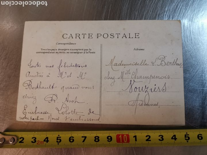 Postales: Preciosa Postal Francesa de Amit&eacute; de 1907. - Foto 5