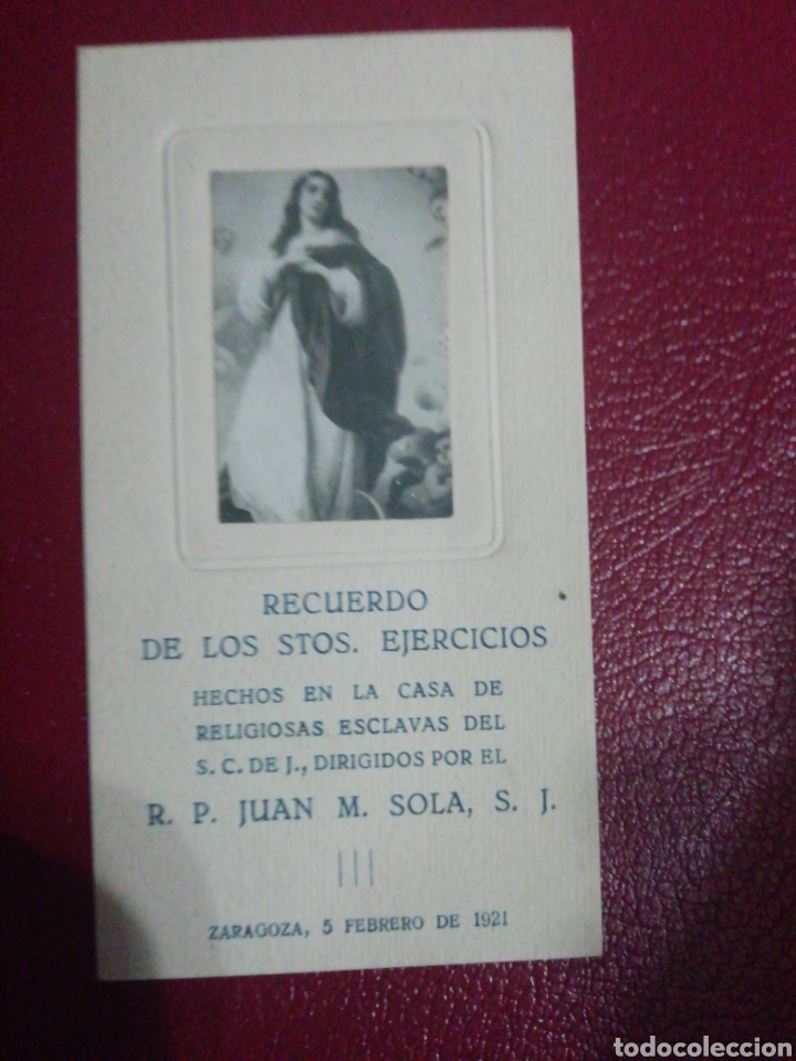 Postales: Recuerdo de los Santos ejercicios 1921 - Foto 1