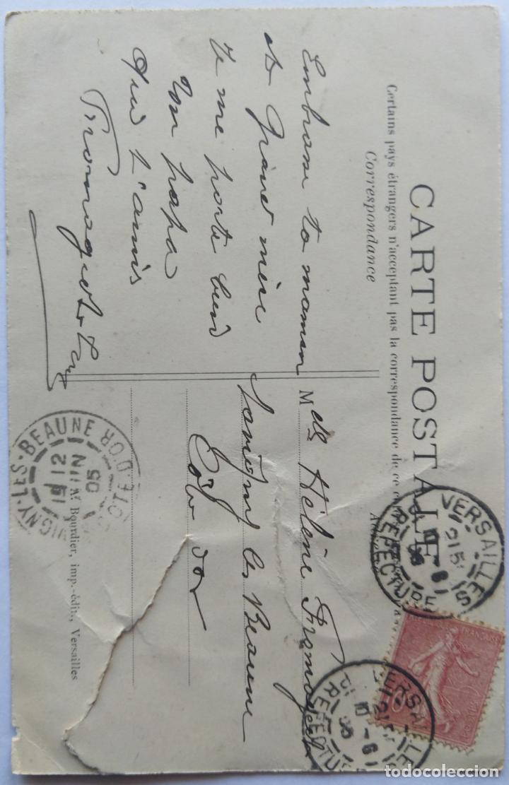 Postales: ALFONSO XIII EN VERSALLES 1905 - Foto 2