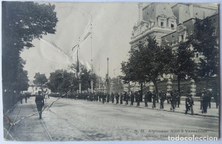 Postales: ALFONSO XIII EN VERSALLES 1905 - Foto 1