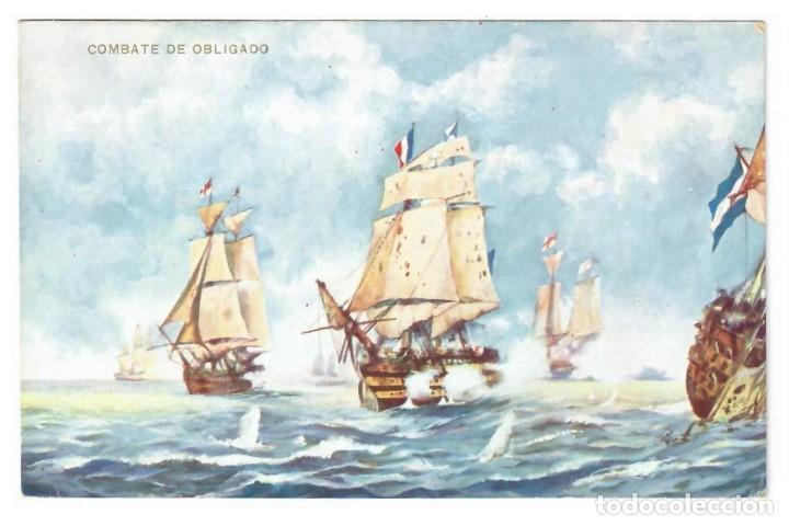 Postales: COMBATE DE OBLIGADO &diams; SIN CIRCULAR - Foto 1