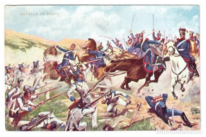 Postales: BATALLA DE MAIP&Uacute; &diams; SIN CIRCULAR - Foto 1