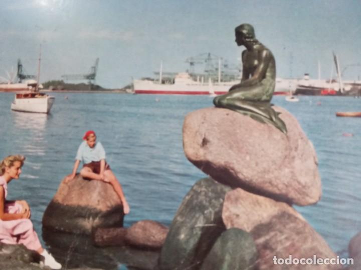 Postales: La Sirenita de Copenaghen. - Foto 2