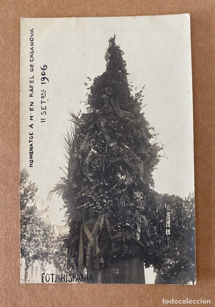 Postales: RAFAEL DE CASANOVA. POSTAL DE 1906 - Foto 1