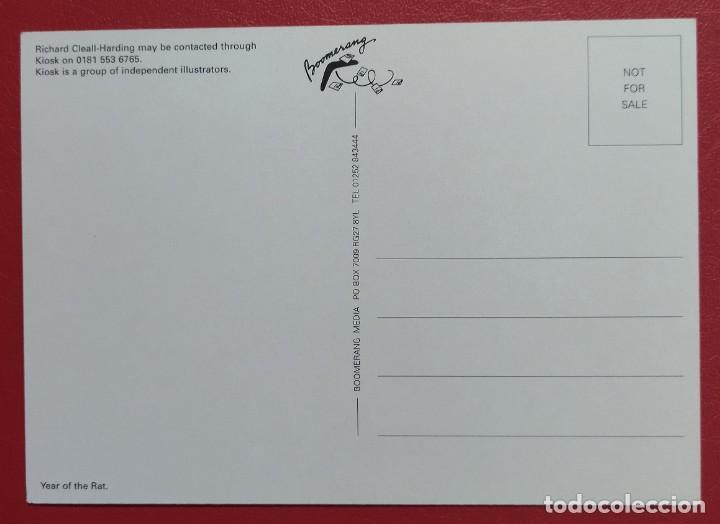 Postales: A&ntilde;o de la Rata. Postal nueva sin circular. - Foto 2