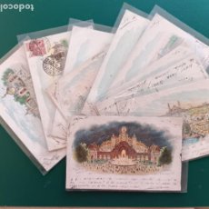 Cartes Postales: 10 POSTALES EXPOSICIÓN UNIVERSAL DE PARIS 1900. Lote 350011584