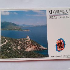 Postales: POSTAL - XIV CONGRESSO DI STORIA DELLA CORONA D'ARAGONA - SASSARI - ALGHERO - 19.24 MAGGIO 1990 - ES. Lote 364737536