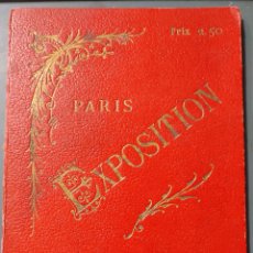 Postales: ANTIGUO DESPLEGABLE DE 14 FOTOS EXPOSICION 1900 PARIS