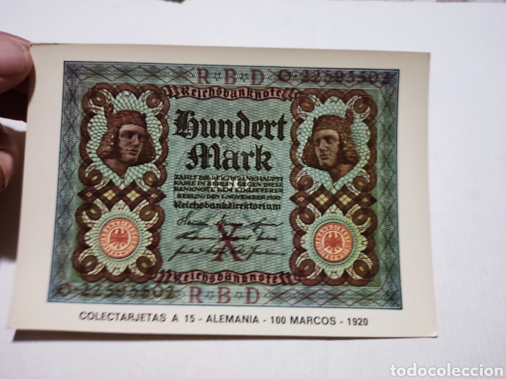 Postales: Postal billete Alemania - Foto 1