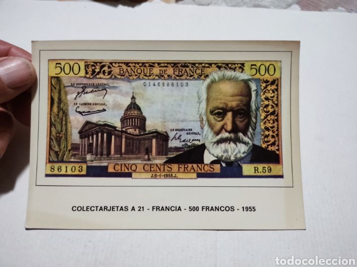 Postales: Postal billete Francia - Foto 1