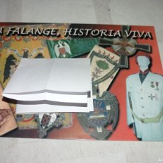 Postales: POSTAL DE LA EXPOSICIÓN MONOGRÁFICA: LA FALANGE, HISTORIA VIVA. REF. UR EST. Lote 401246869