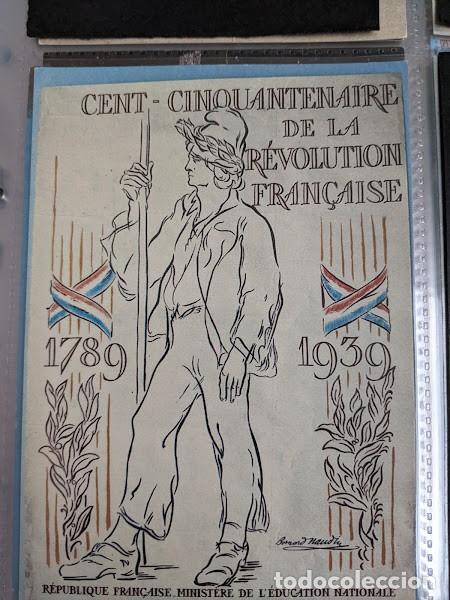 Postales: POSTAL La r&eacute;volution fran&ccedil;aise: cent-cinquantennaire - Foto 1