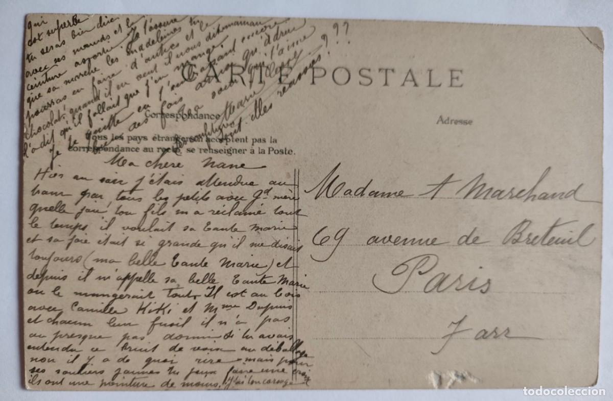 Postales: ALFONSO XIII EN PARIS - Foto 2