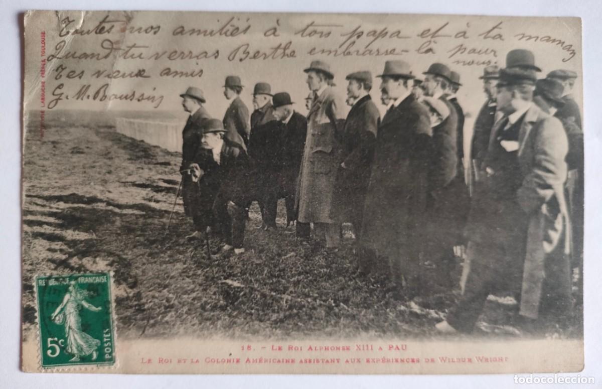 Postales: ALFONSO XIII EN PARIS - Foto 1