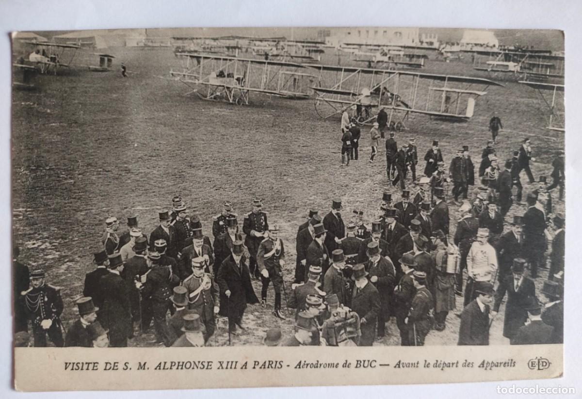 Postales: ALFONSO XIII EN PARIS - Foto 1