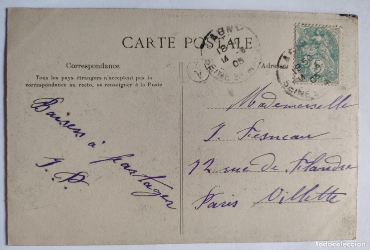 Postales: ALFONSO XIII EN PARIS - Foto 2