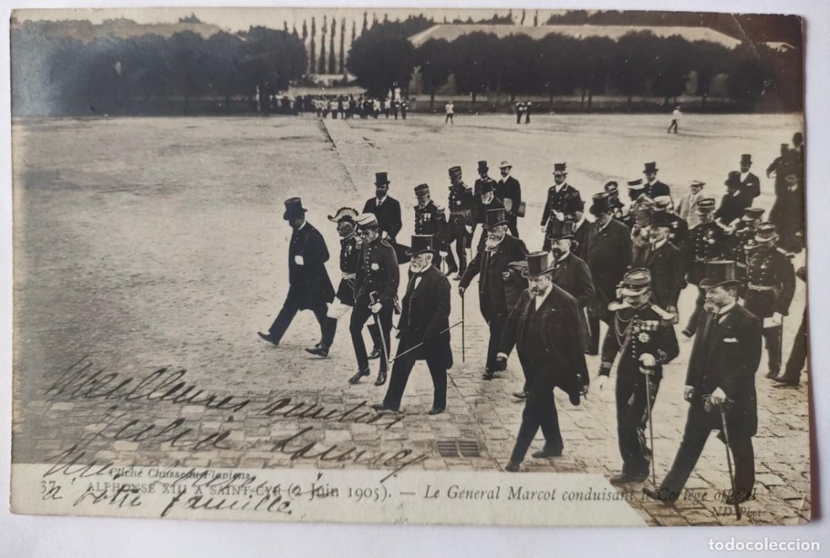 Postales: ALFONSO XIII EN PARIS - Foto 1