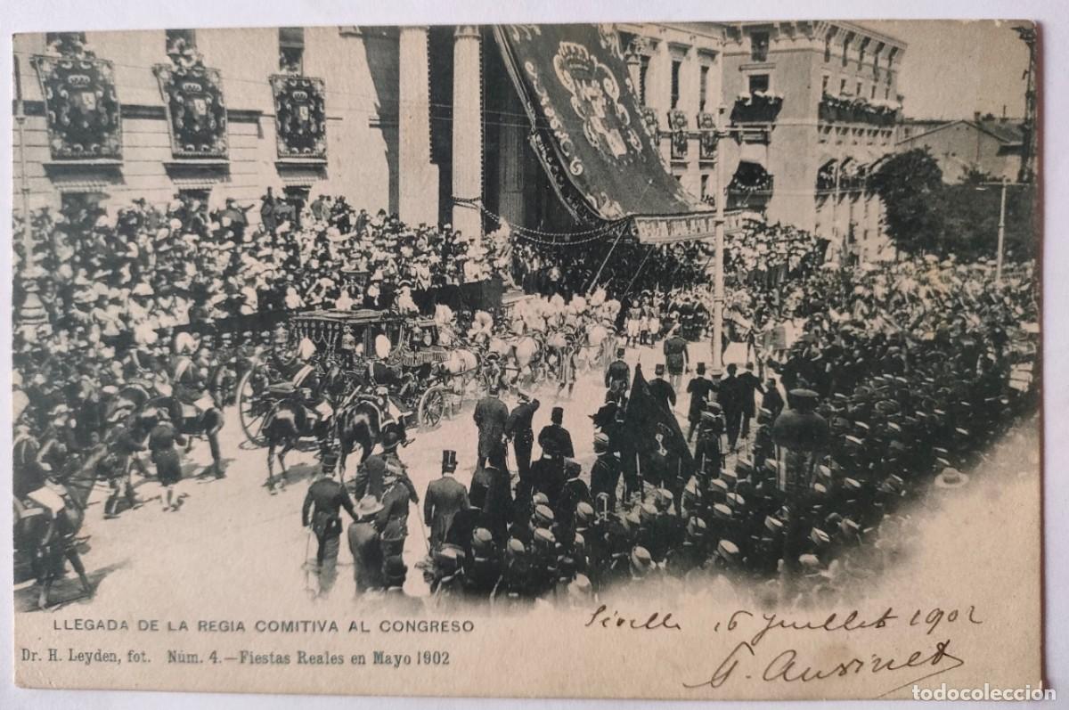 Postales: LLEGADA DE LA REGIA COMITIVA AL CONGRESO - Foto 1