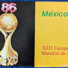 Postales: XIII CAMPEONATO MUNDIAL DE FUTBOL - MEXICO 86 - DESPLEGABLE DE POSTALES DE LOS ESTADIOS DEL MUNDIAL