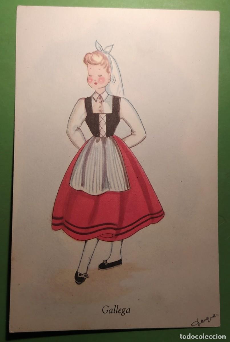 Postales: (3) TRAJES REGIONALES, serie C, - Foto 2