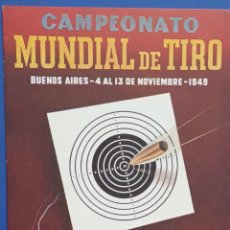 Postales: RARA POSTAL CAMPEONATO MUNDIAL DE TIRO. BUENOS AIRES ARGENTINA 1949. ORIGINAL