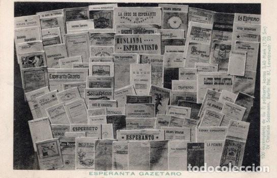 Postales: ESPERANTO. GAZETARO. EDITADA EN BERLIN - Foto 1