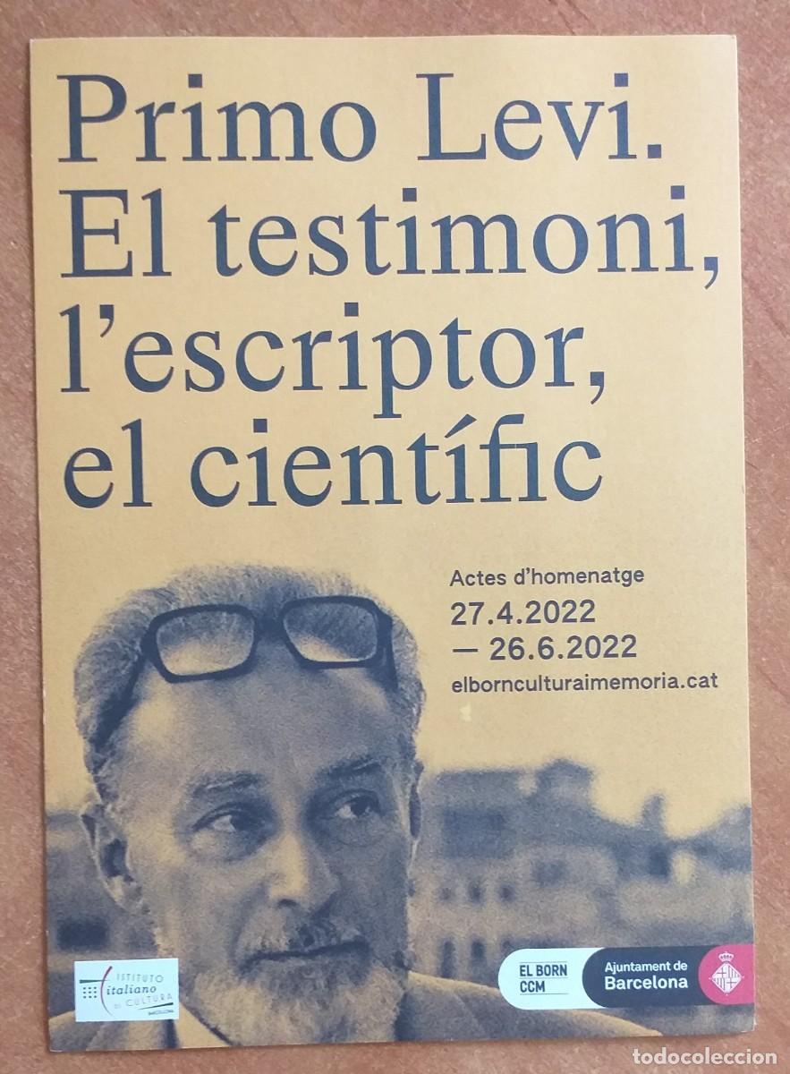 Postales: TARJETA POSTAL HOMENAJE A PRIMO LEVI - Foto 1