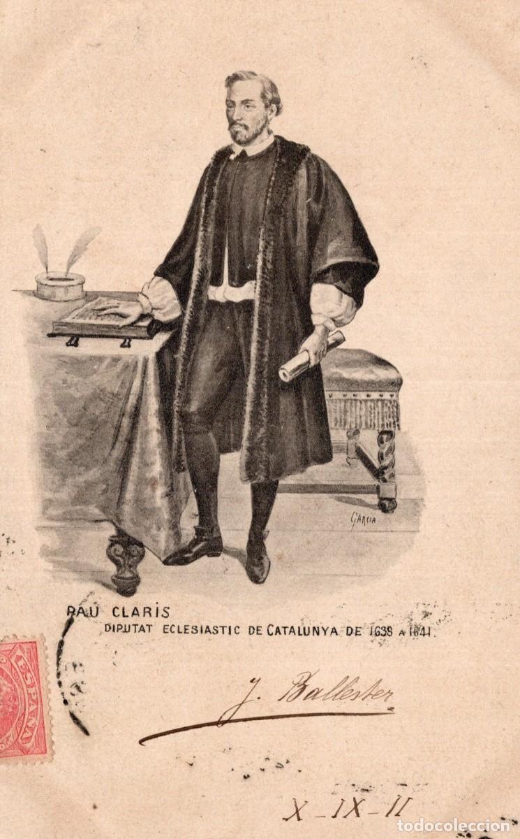 Postales: PAU CLARIS. DIPUTAT ECLESIASTICDE CATALUNYA - Foto 1