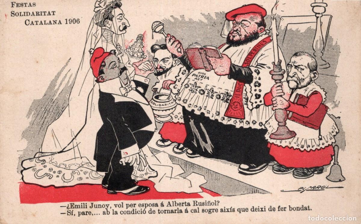 Postales: FESTAS SOLIDARITAT CATALANA 1906 - Foto 1