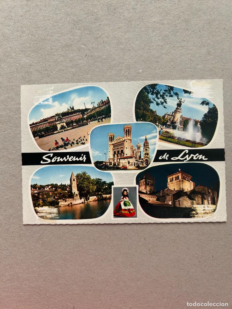 Postales: POSTAL 1971 Souvenir de LYON (circulada) - Foto 1