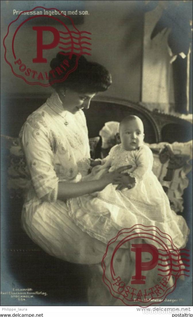 Postales: PRINSESSAN INGEBORG MED SON - Foto 1