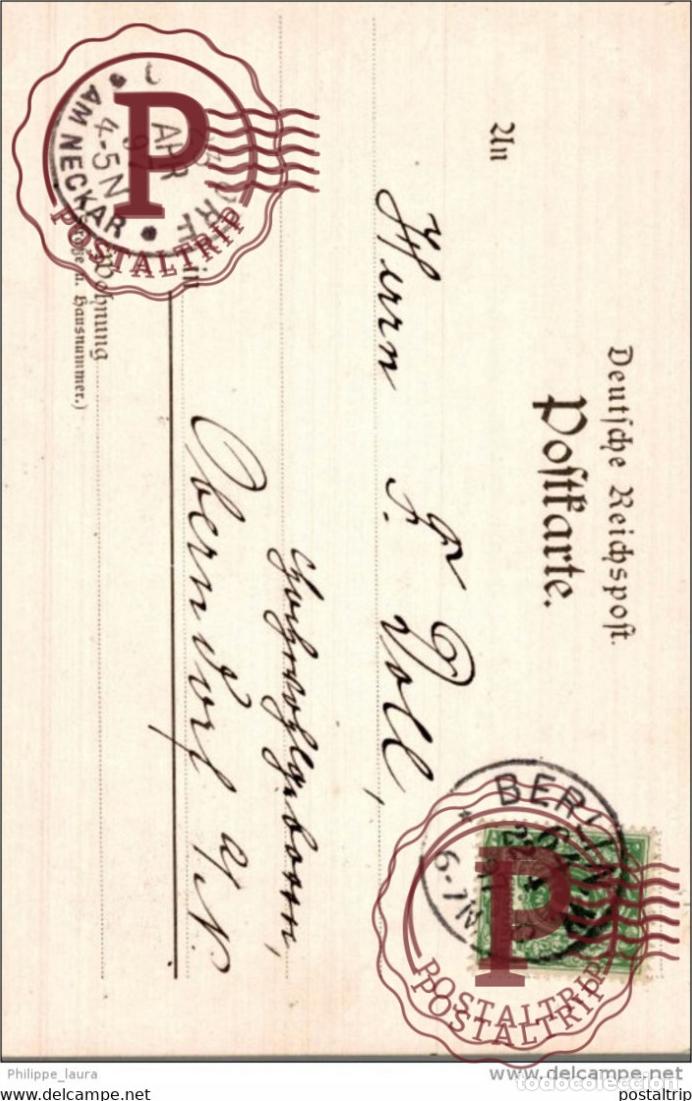 Postales: 1897 UNIQUE GRUSS AUS BERLIN - Foto 2