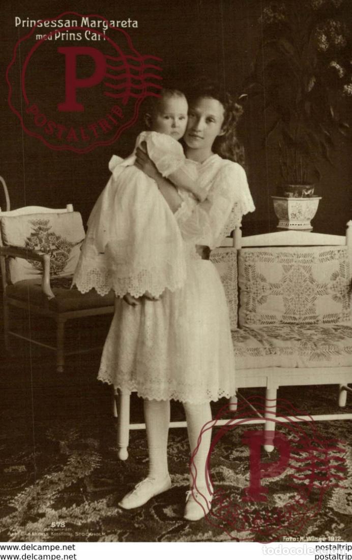 Postales: PRINSESSAN MARGARETA MED PRINS CARL VON SCHWEDEN SWEDEN SVERIGE